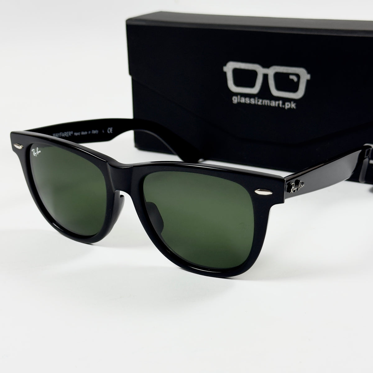 RayBan – 2140 – 54 – Black Green –  Acetate- Sunglasses – Unisex - Premium
