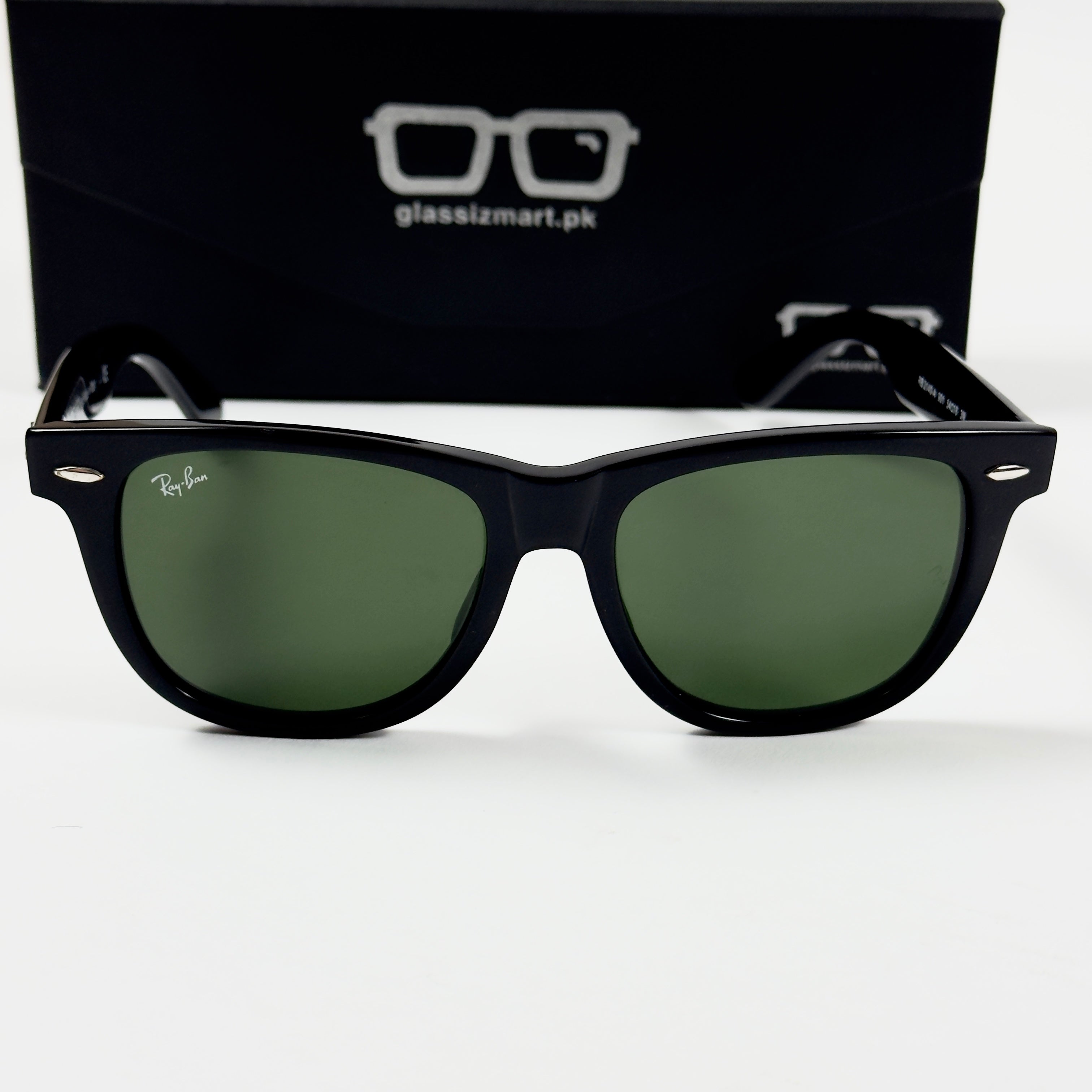 RayBan – 2140 – 54 – Black Green –  Acetate- Sunglasses – Unisex - Premium