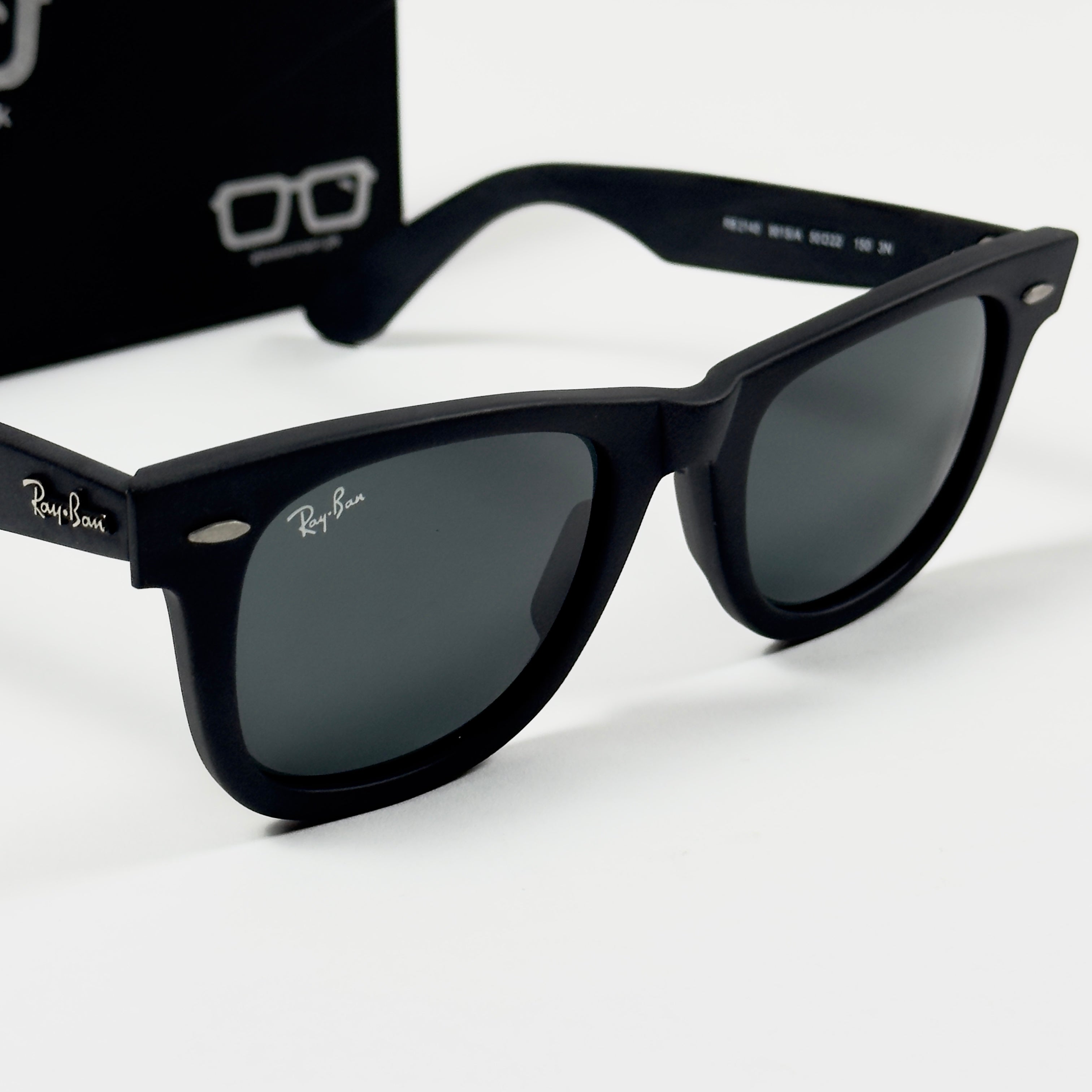 RayBan – 2140 – 50 – Matte Black –  Acetate- Sunglasses – Unisex - Premium