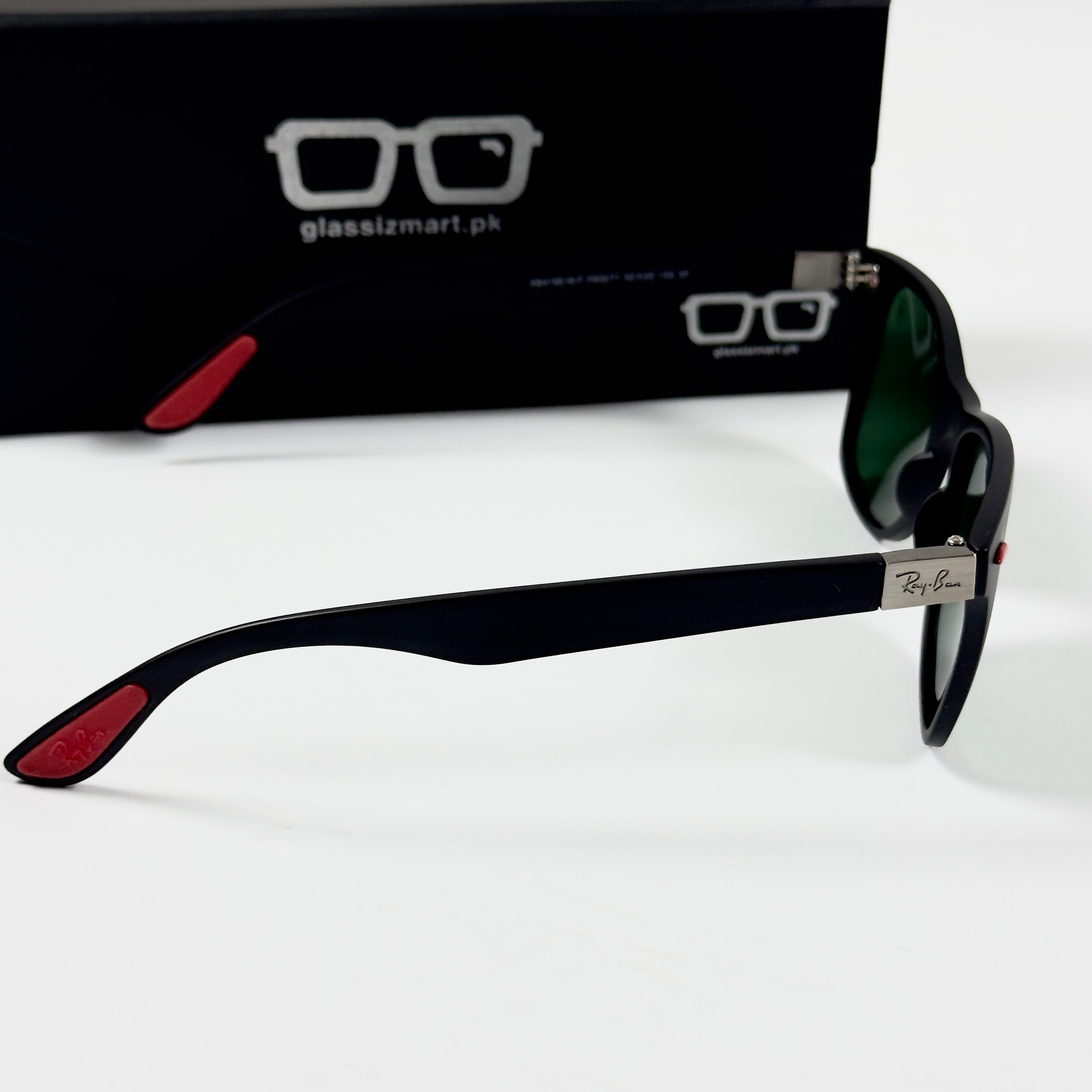 RayBan – 4195 – 52 – Black Green –  Acetate- Sunglasses – Unisex - Premium