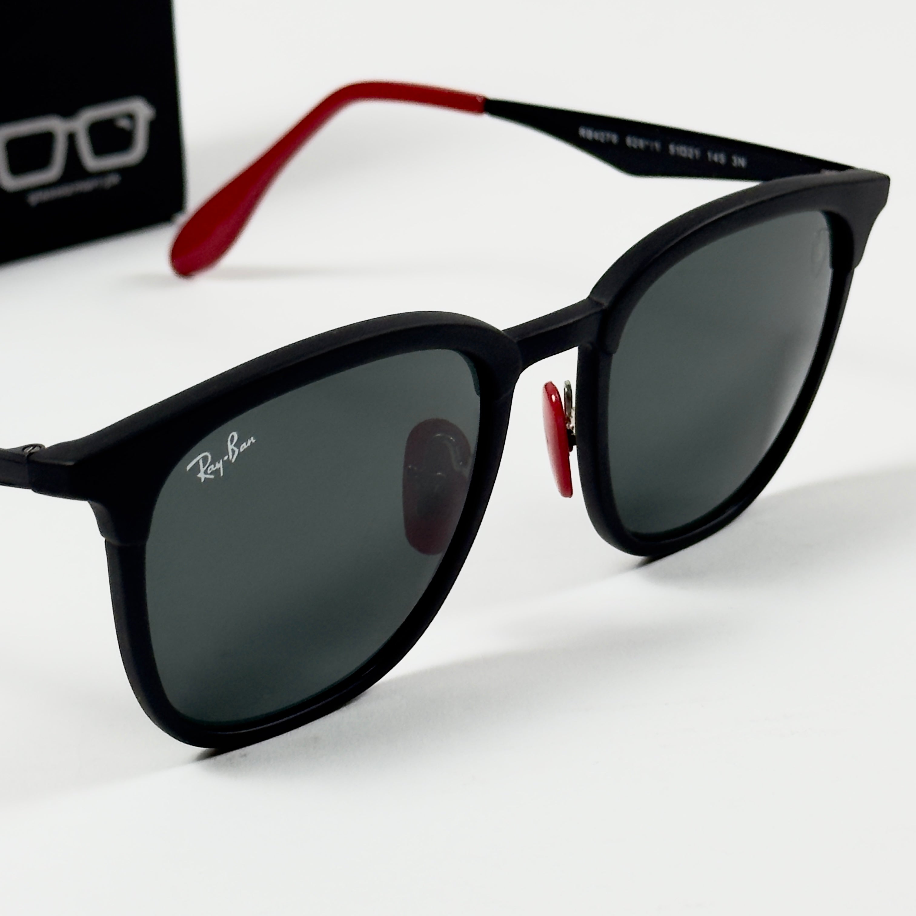 RayBan – 4278 – 51 – Black –  Metal - Sunglasses – Unisex - Premium