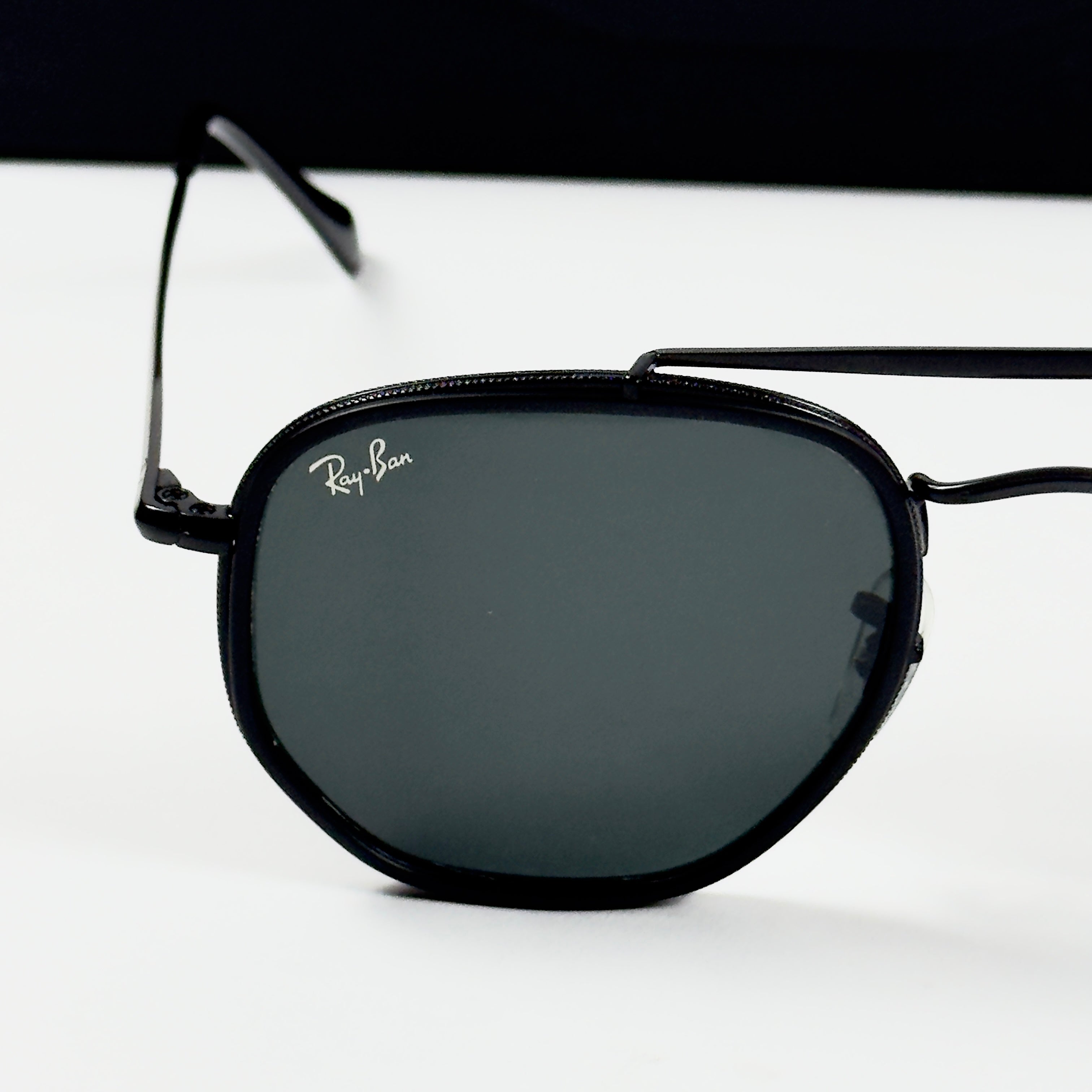 RayBan – 3648 – 54 – Black –  Metal - Sunglasses – Unisex - Premium