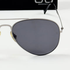 RayBan – 3530 – 57 – Silver Grey –  Metal - Sunglasses – Unisex - Premium