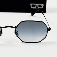 RayBan – 3556 – 53 – Black Blue –  Metal - Sunglasses – Unisex - Premium