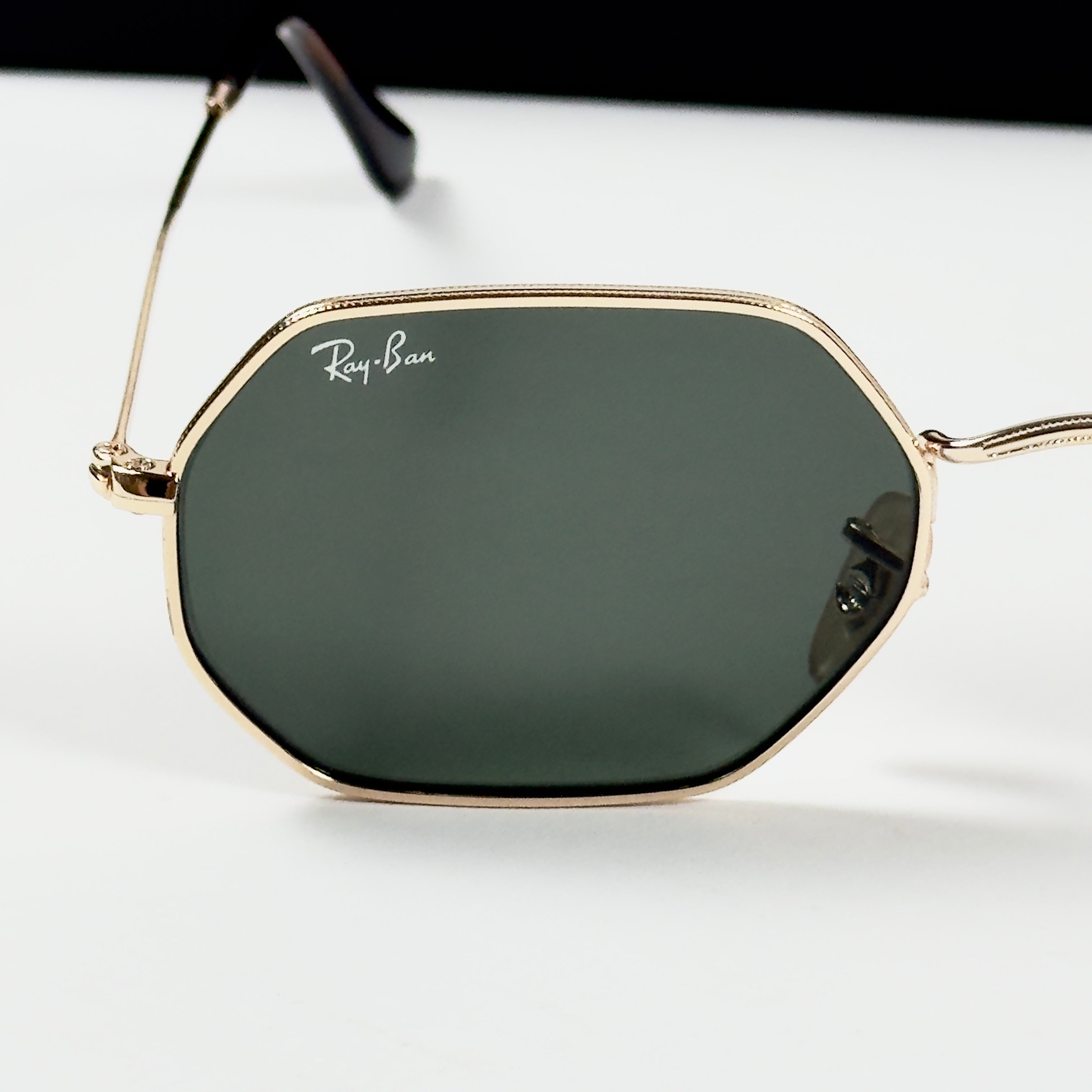 RayBan – 3556 – 53 – Golden Black –  Metal - Sunglasses – Unisex - Premium