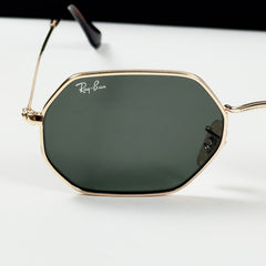RayBan – 3556 – 53 – Golden Black –  Metal - Sunglasses – Unisex - Premium