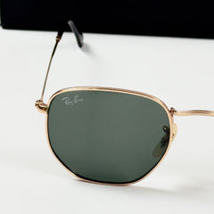 RayBan – 3548 – 51 – Golden Black –  Metal - Sunglasses – Unisex - Premium