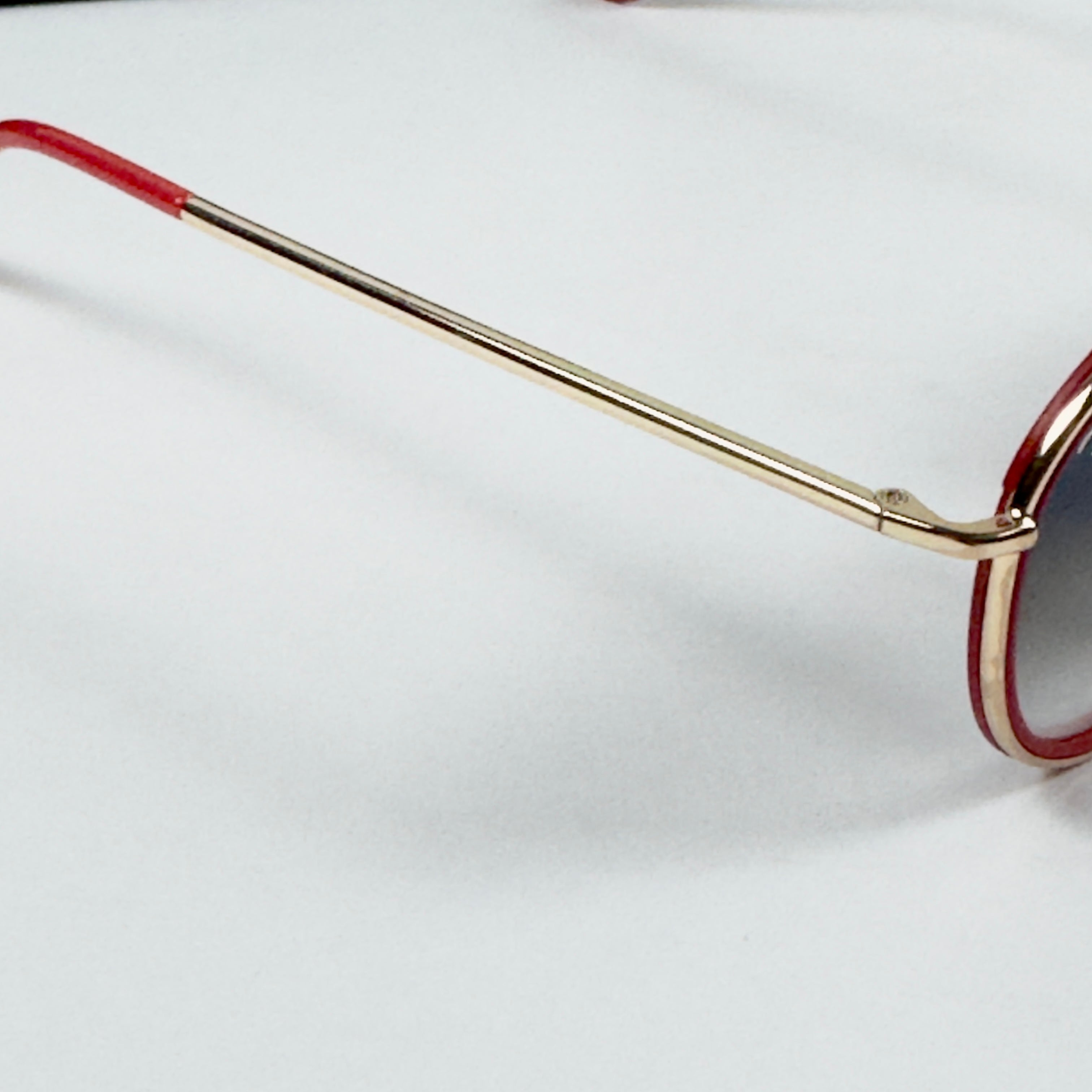 RayBan – 3647 – 51 – Golden Red Blue Gradient –  Metal - Sunglasses – Unisex - Premium