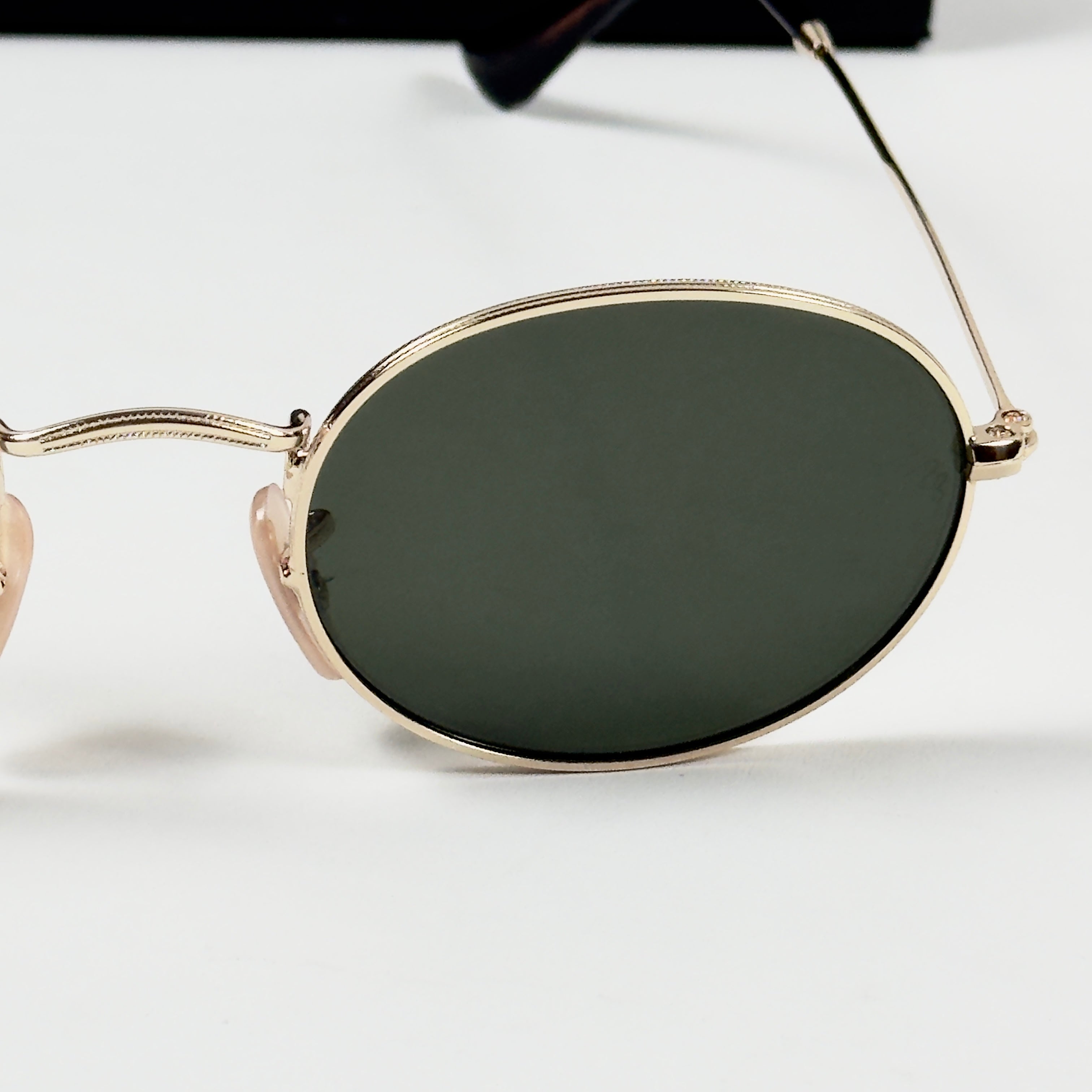 RayBan – 3547 – 51 – Golden Green –  Metal - Sunglasses – Unisex - Premium