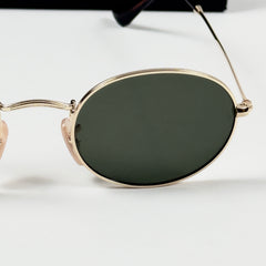 RayBan – 3547 – 51 – Golden Green –  Metal - Sunglasses – Unisex - Premium