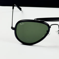 Rayban – 3428 – 58 – Black Green – Metal – Sunglasses – Unisex