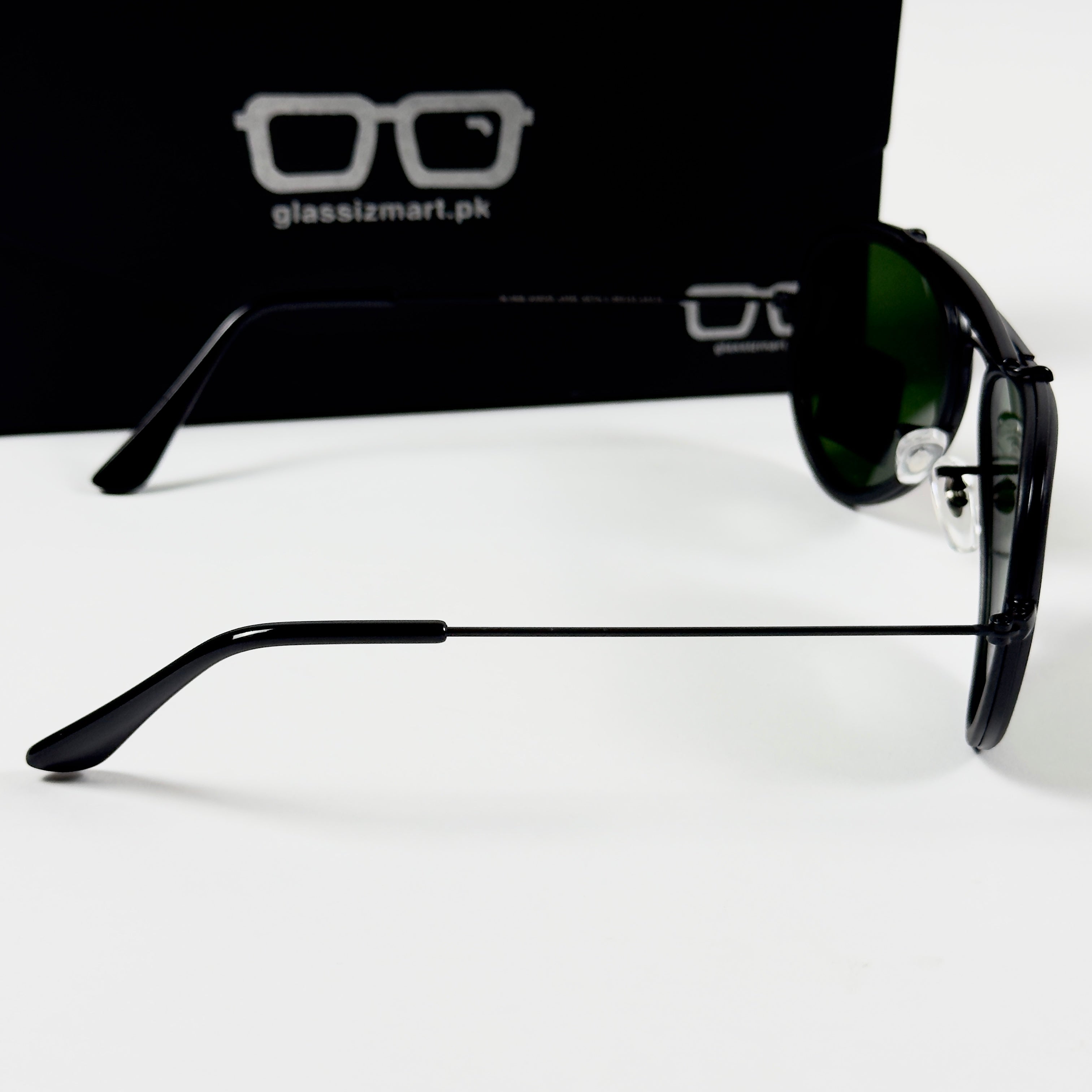 Rayban – 3428 – 58 – Black Green – Metal – Sunglasses – Unisex