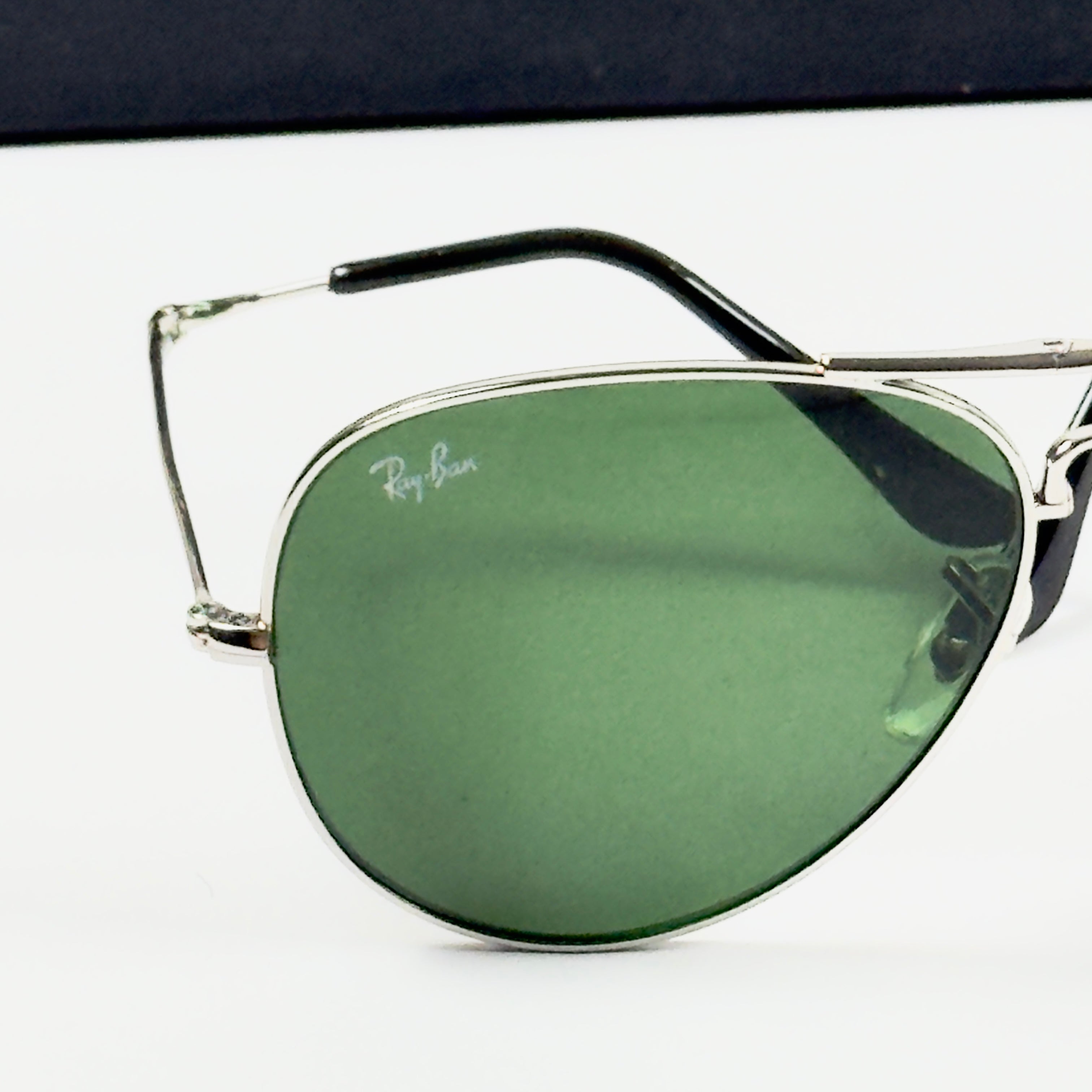 Rayban – 3479 – 62 – Silver Green – Metal – Sunglasses – Unisex