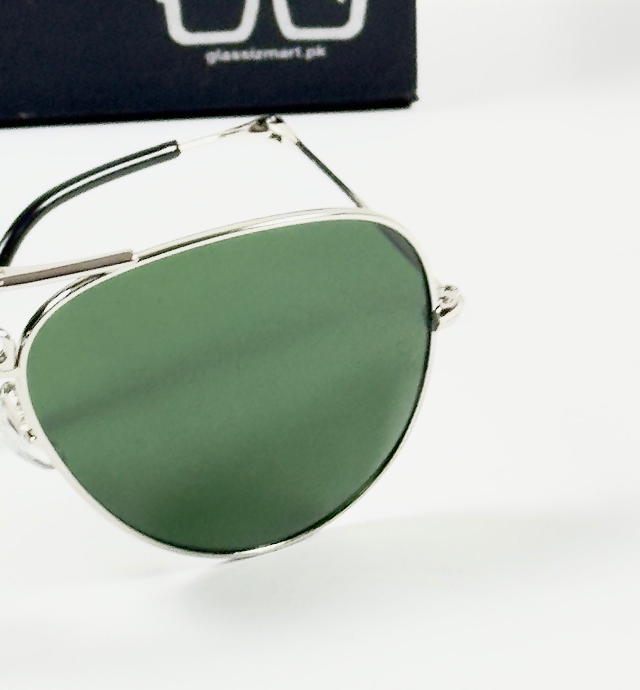 Rayban – 3479 – 62 – Silver Green – Metal – Sunglasses – Unisex
