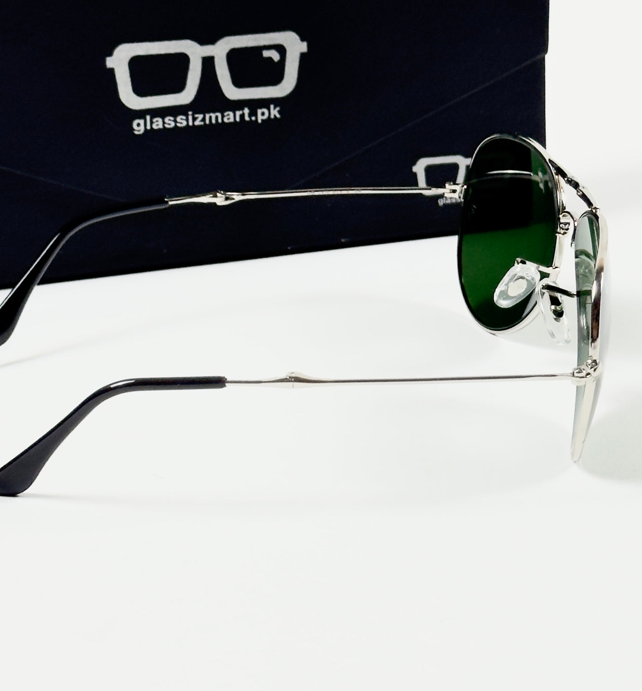 Rayban – 3479 – 62 – Silver Green – Metal – Sunglasses – Unisex