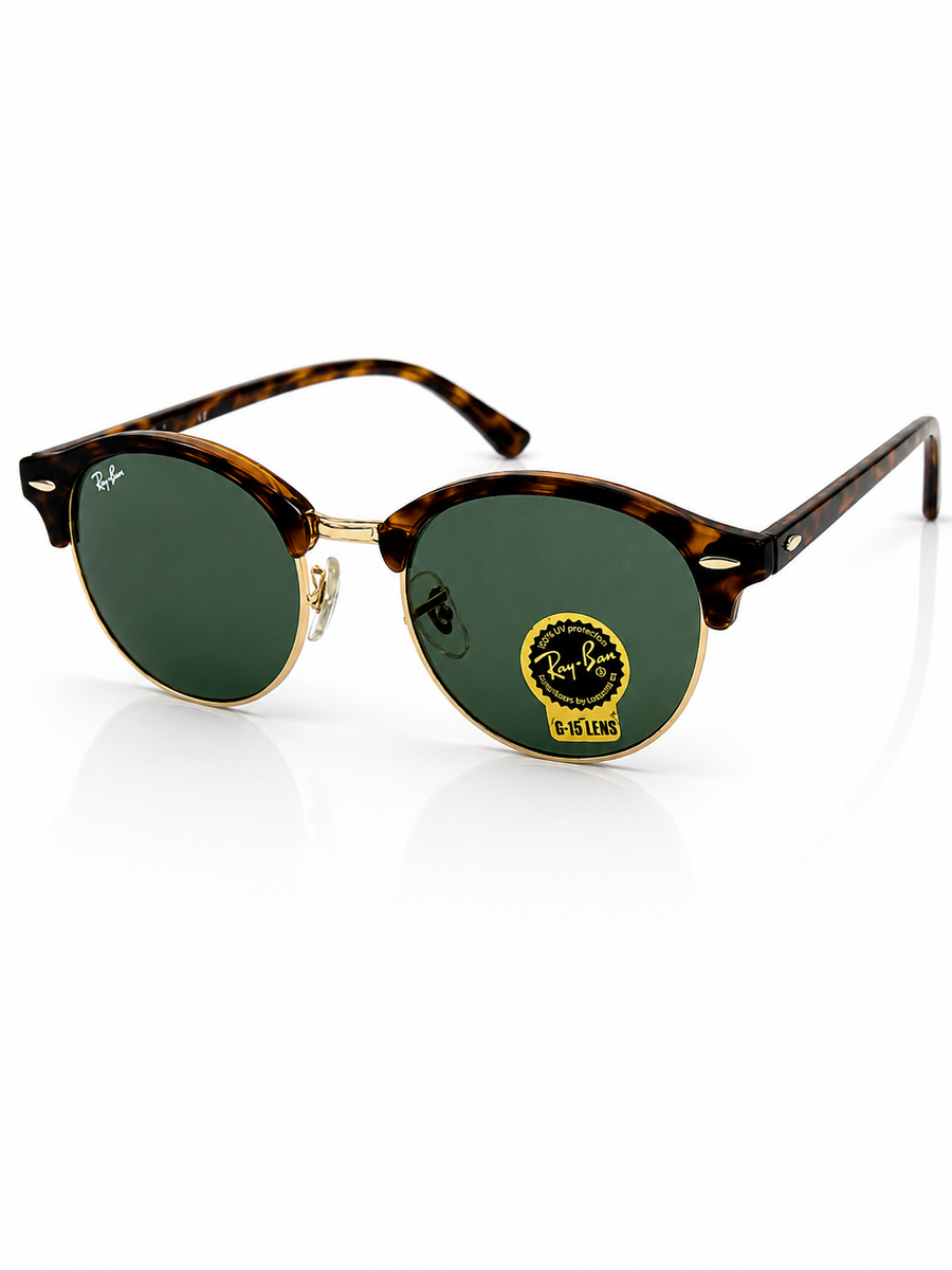 RayBan – 4246 – 51 – Golden Tortoise Green –  Metal - Sunglasses – Unisex - Premium