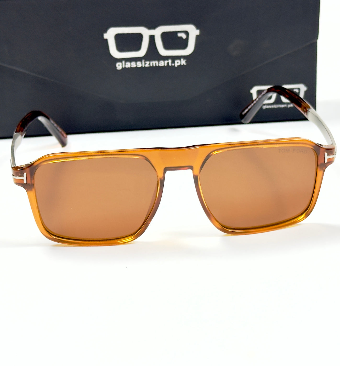 Tom Ford – 2045 - 54 - Silver Brown – Acetate - Metal - Sunglasses – Unisex