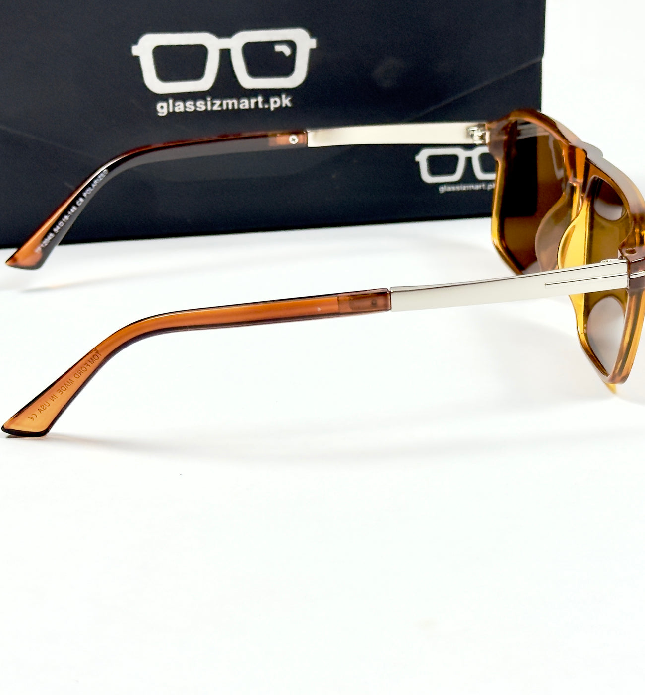 Tom Ford – 2045 - 54 - Silver Brown – Acetate - Metal - Sunglasses – Unisex