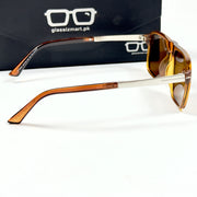 Tom Ford – 2045 - 54 - Silver Brown – Acetate - Metal - Sunglasses – Unisex