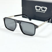 Tom Ford – 2045 - 54 - Silver Black – Acetate - Metal - Sunglasses – Unisex