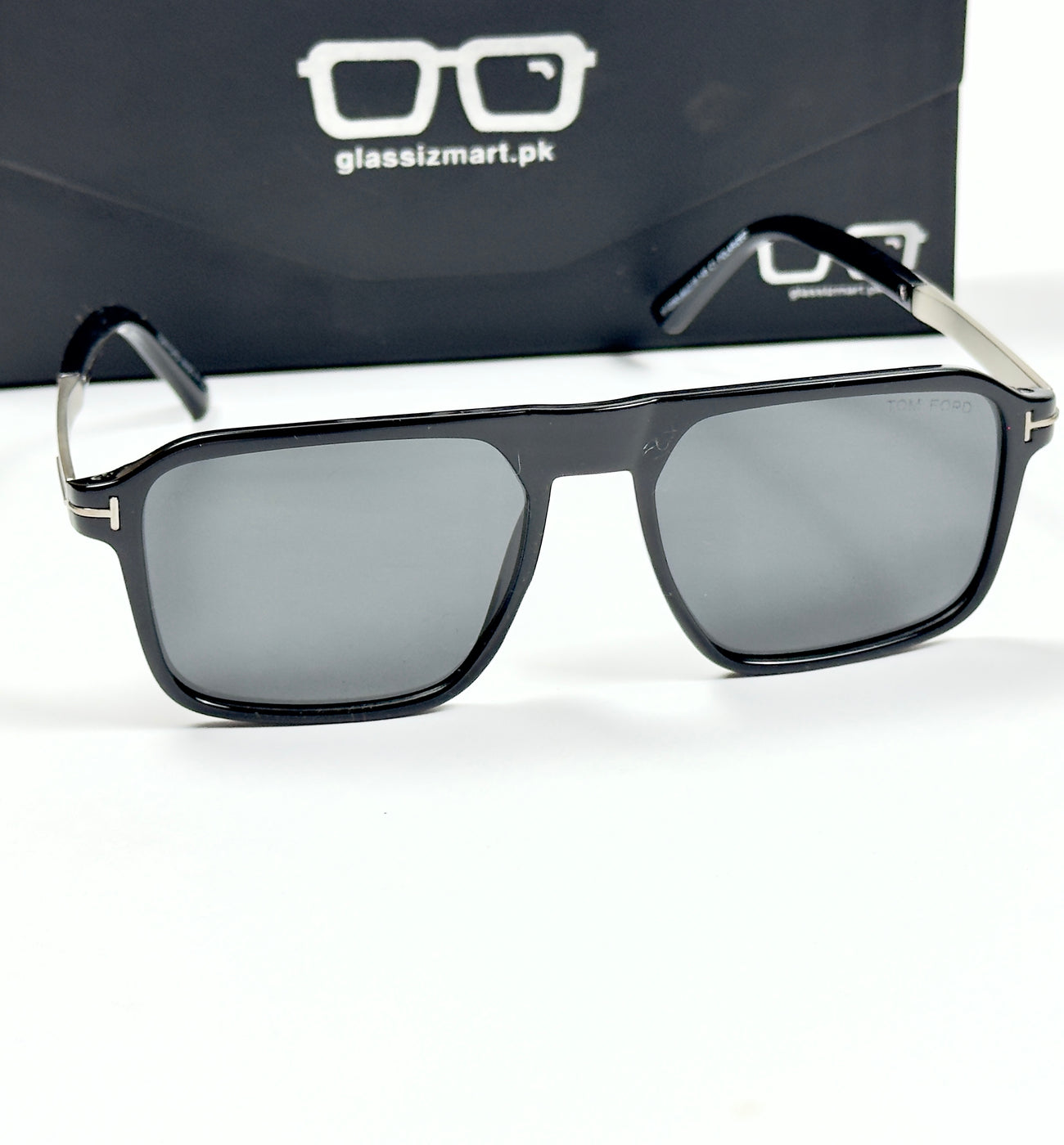 Tom Ford – 2045 - 54 - Silver Black – Acetate - Metal - Sunglasses – Unisex