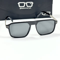 Tom Ford – 2045 - 54 - Silver Black – Acetate - Metal - Sunglasses – Unisex