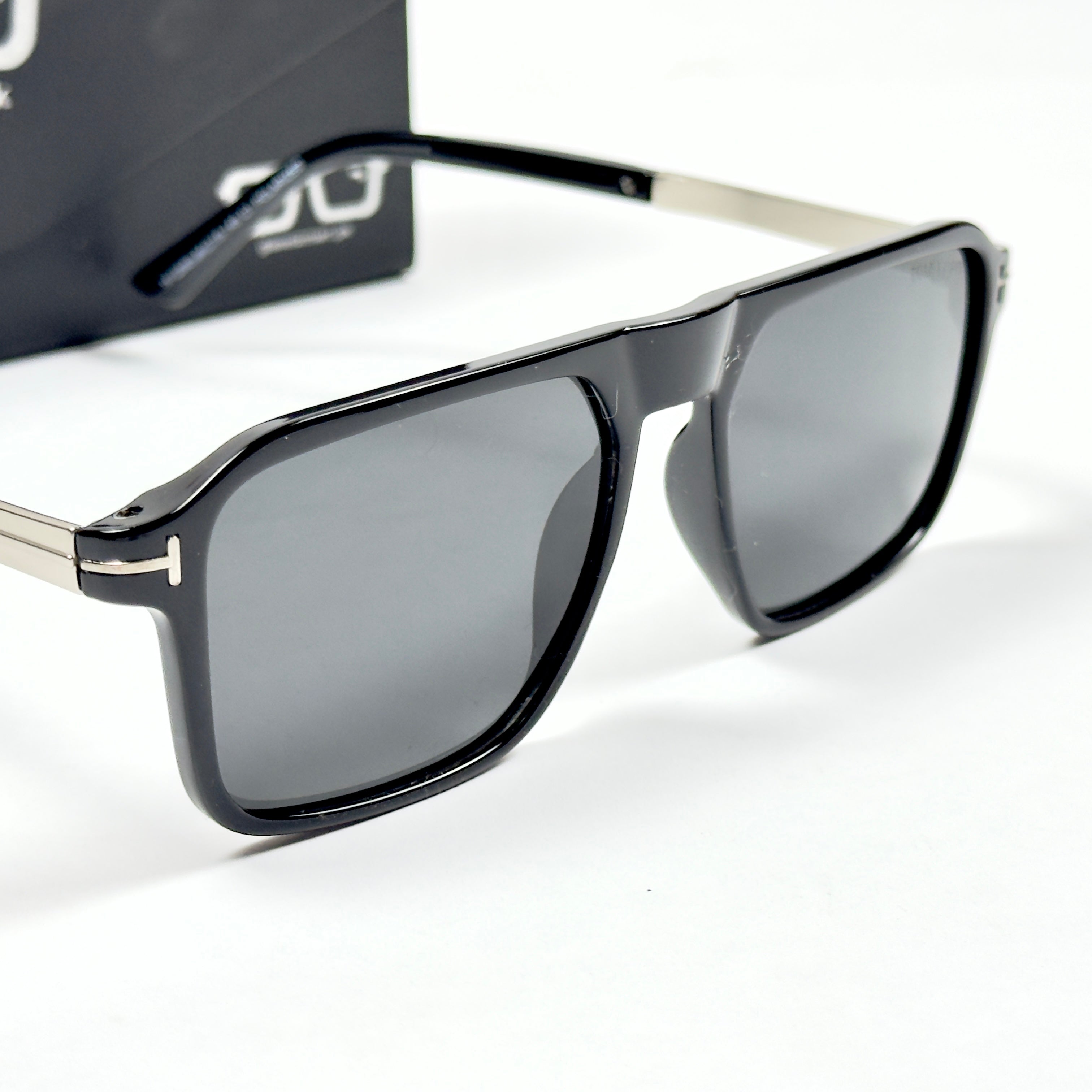 Tom Ford – 2045 - 54 - Silver Black – Acetate - Metal - Sunglasses – Unisex