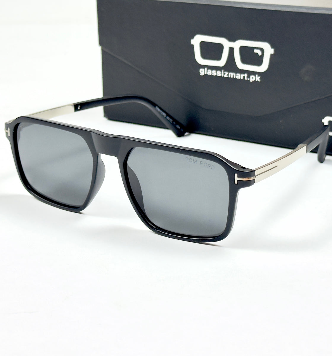 Tom Ford – 2045 - 54 - Silver Matte Black – Acetate - Metal - Sunglasses – Unisex