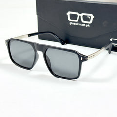 Tom Ford – 2045 - 54 - Silver Matte Black – Acetate - Metal - Sunglasses – Unisex