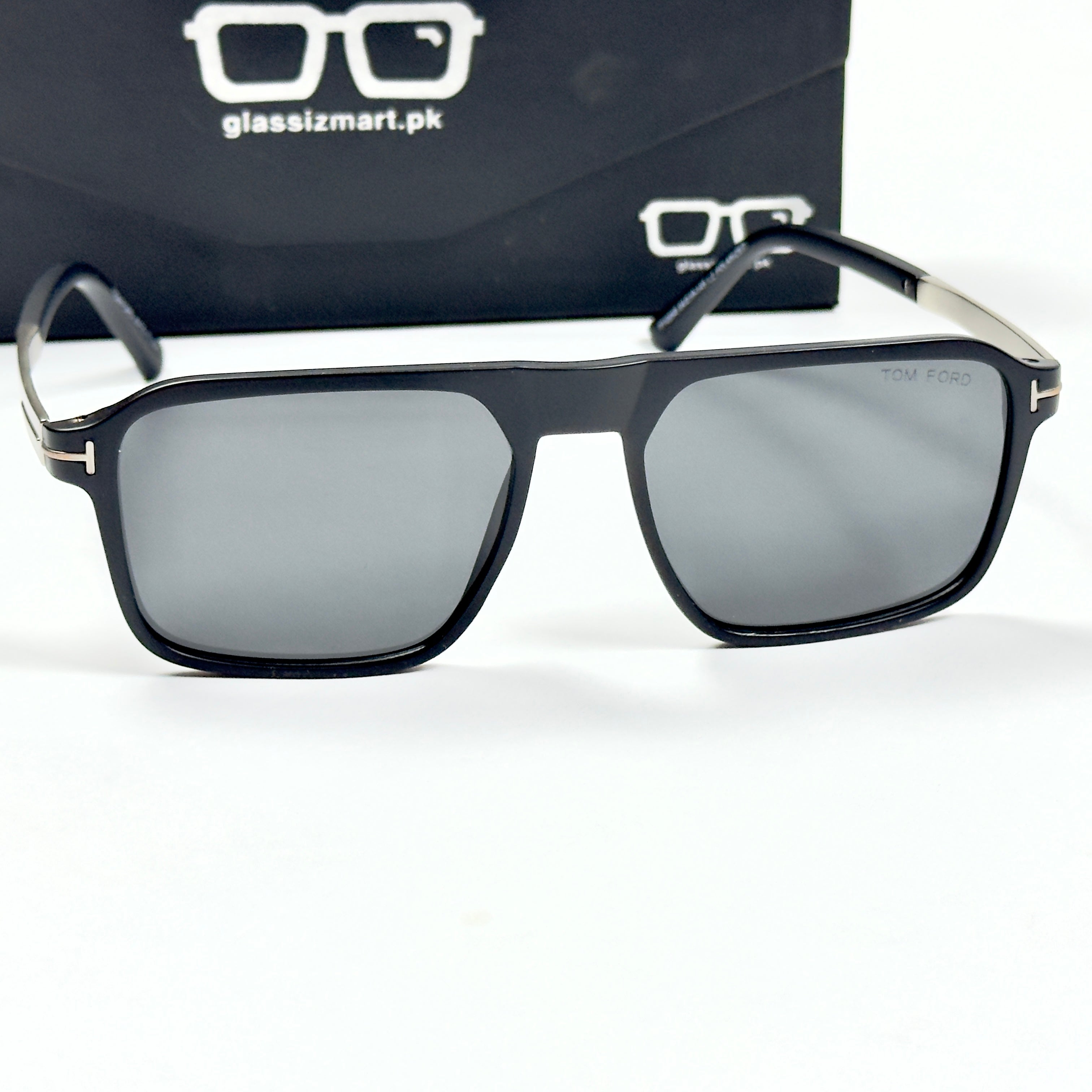 Tom Ford – 2045 - 54 - Silver Matte Black – Acetate - Metal - Sunglasses – Unisex