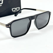 Tom Ford – 2045 - 54 - Silver Matte Black – Acetate - Metal - Sunglasses – Unisex