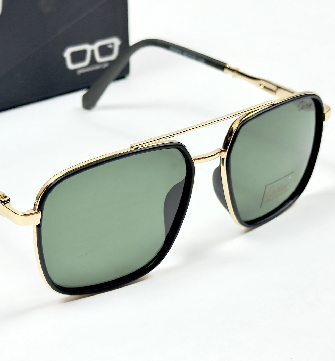 Cartier – 903 - 55 – Golden Green - Metal - Sunglasses – Unisex