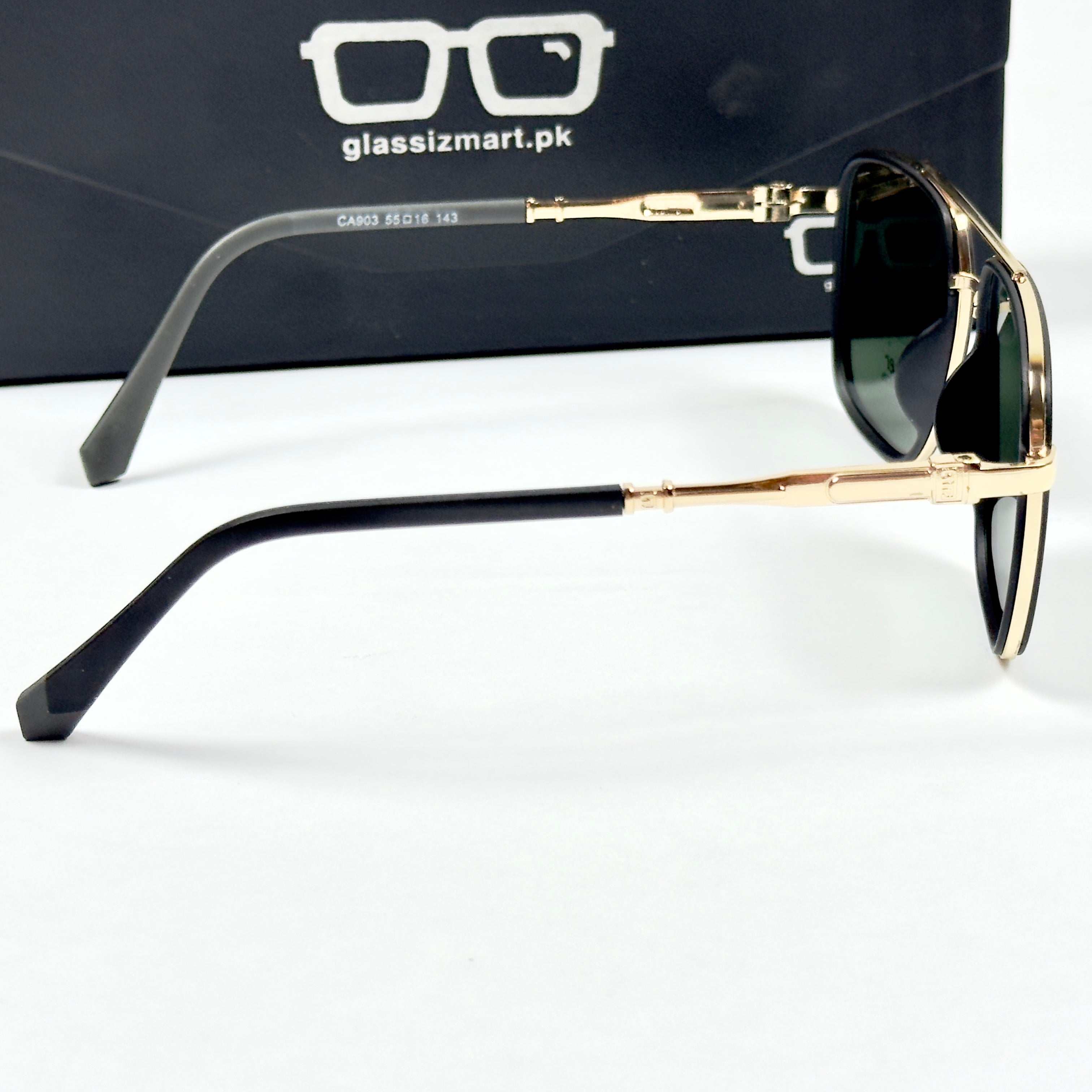 Cartier – 903 - 55 – Golden Green - Metal - Sunglasses – Unisex