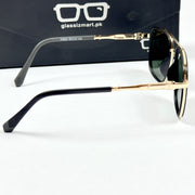 Cartier – 903 - 55 – Golden Green - Metal - Sunglasses – Unisex