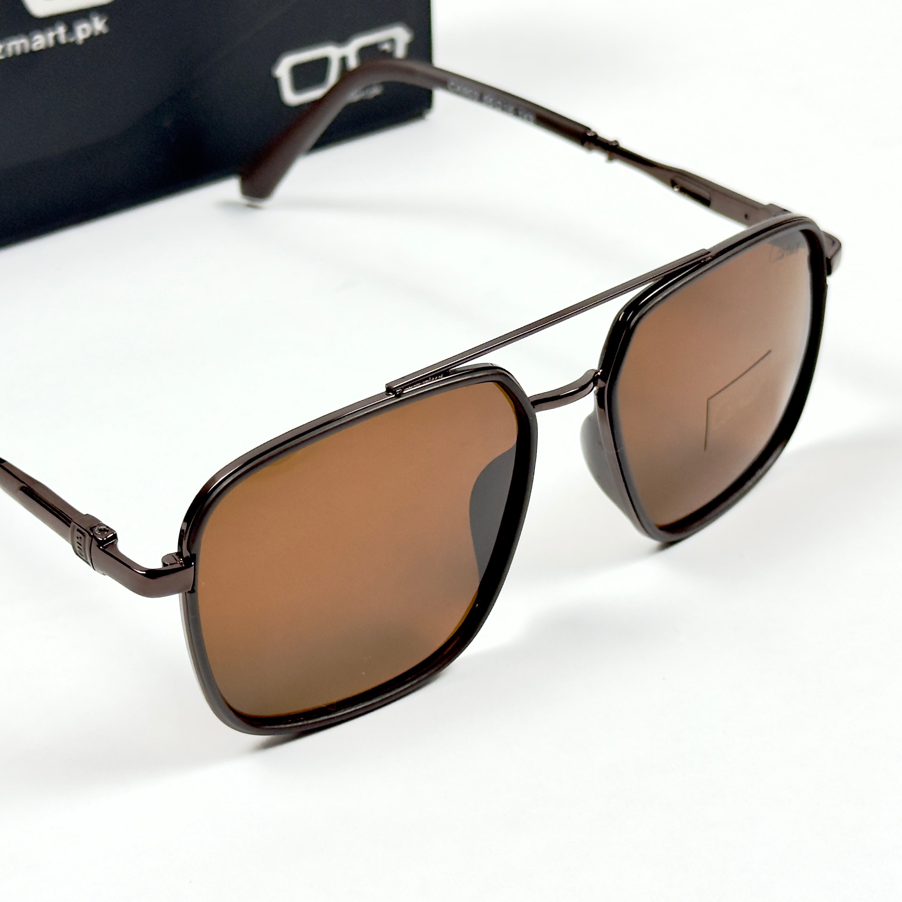 Cartier – 903 - 55 – Brown - Metal - Sunglasses – Unisex