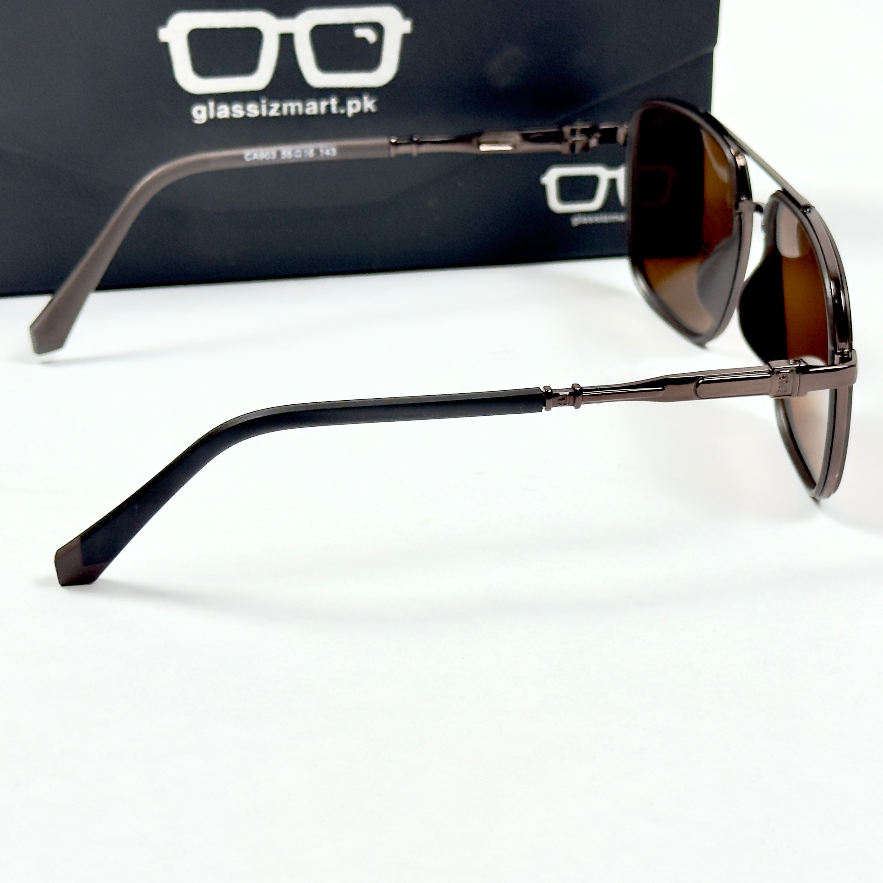 Cartier – 903 - 55 – Brown - Metal - Sunglasses – Unisex
