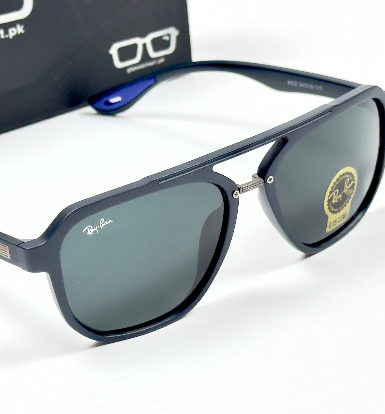 RayBan – 4602 – 54 – Blue –  Acetate- Sunglasses – Unisex (Glass Lens)