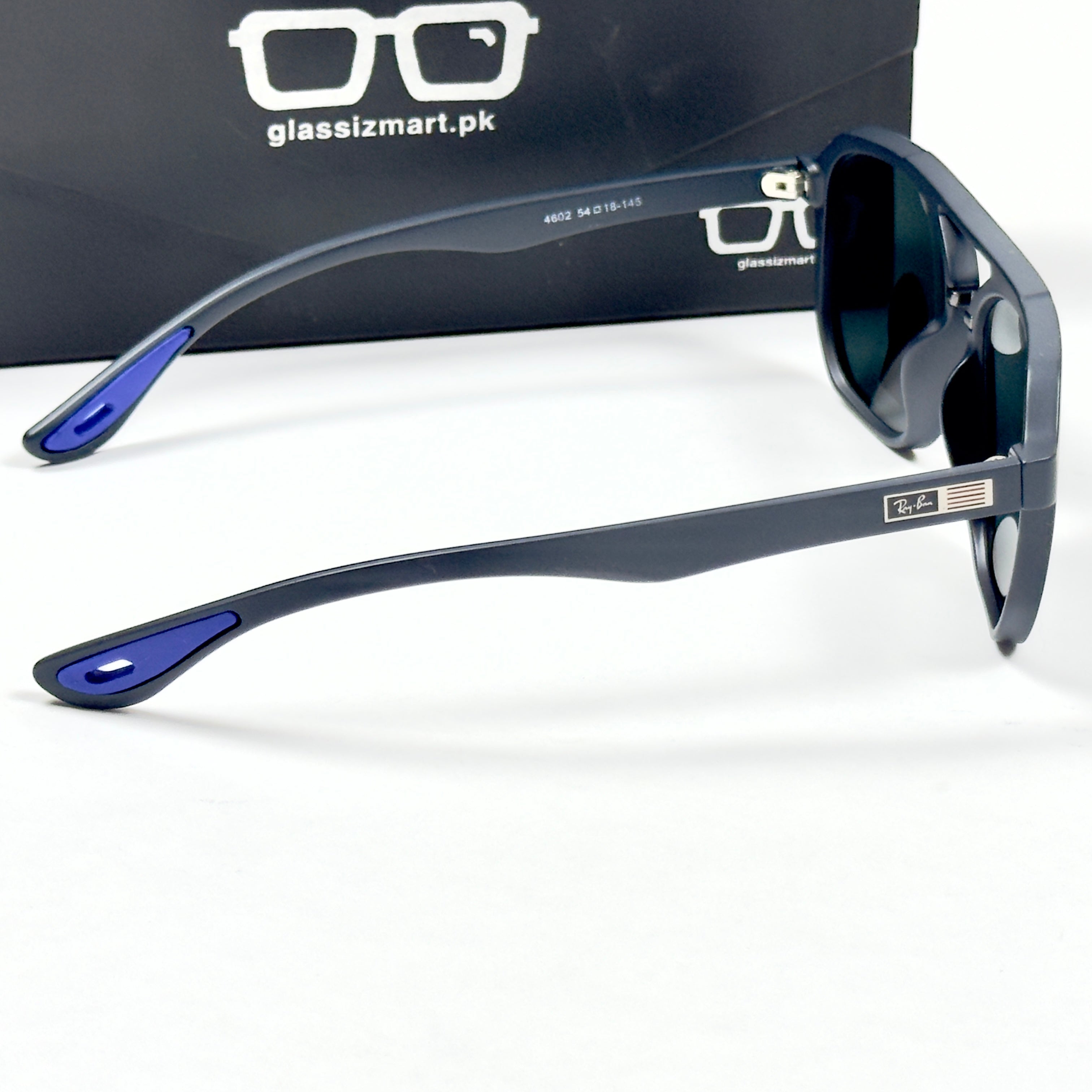 RayBan – 4602 – 54 – Blue –  Acetate- Sunglasses – Unisex (Glass Lens)