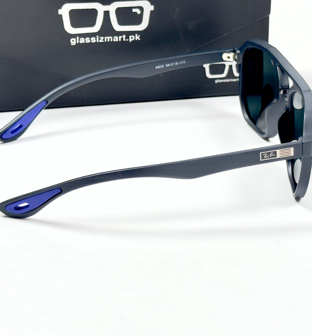 RayBan – 4602 – 54 – Blue –  Acetate- Sunglasses – Unisex (Glass Lens)