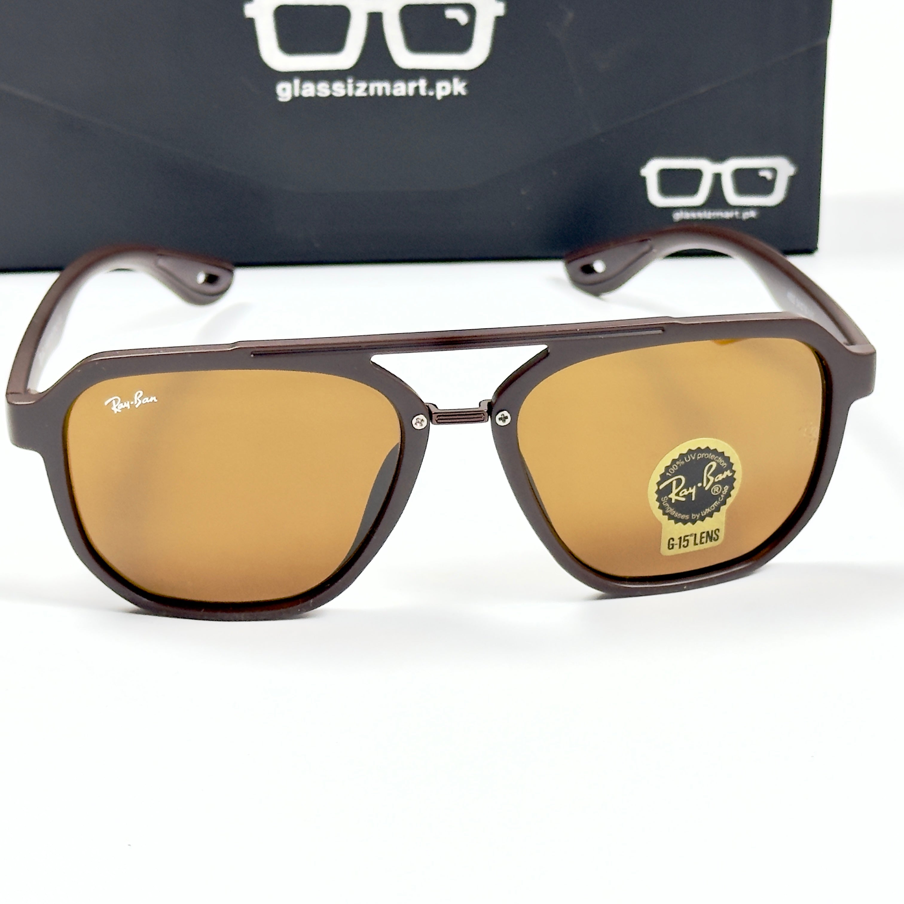 RayBan – 4602 – 54 – Brown –  Acetate- Sunglasses – Unisex (Glass Lens)