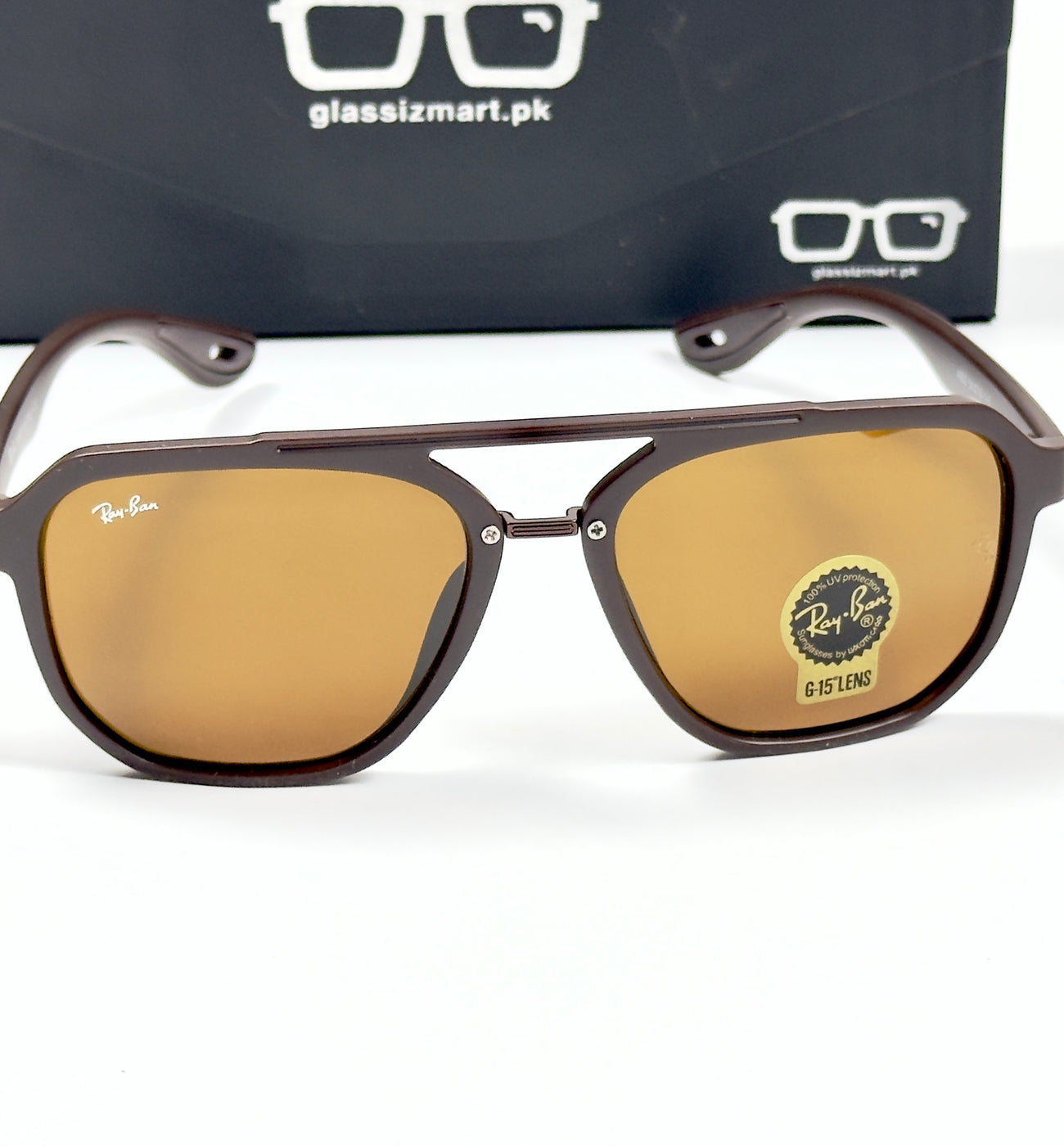 RayBan – 4602 – 54 – Brown –  Acetate- Sunglasses – Unisex (Glass Lens)