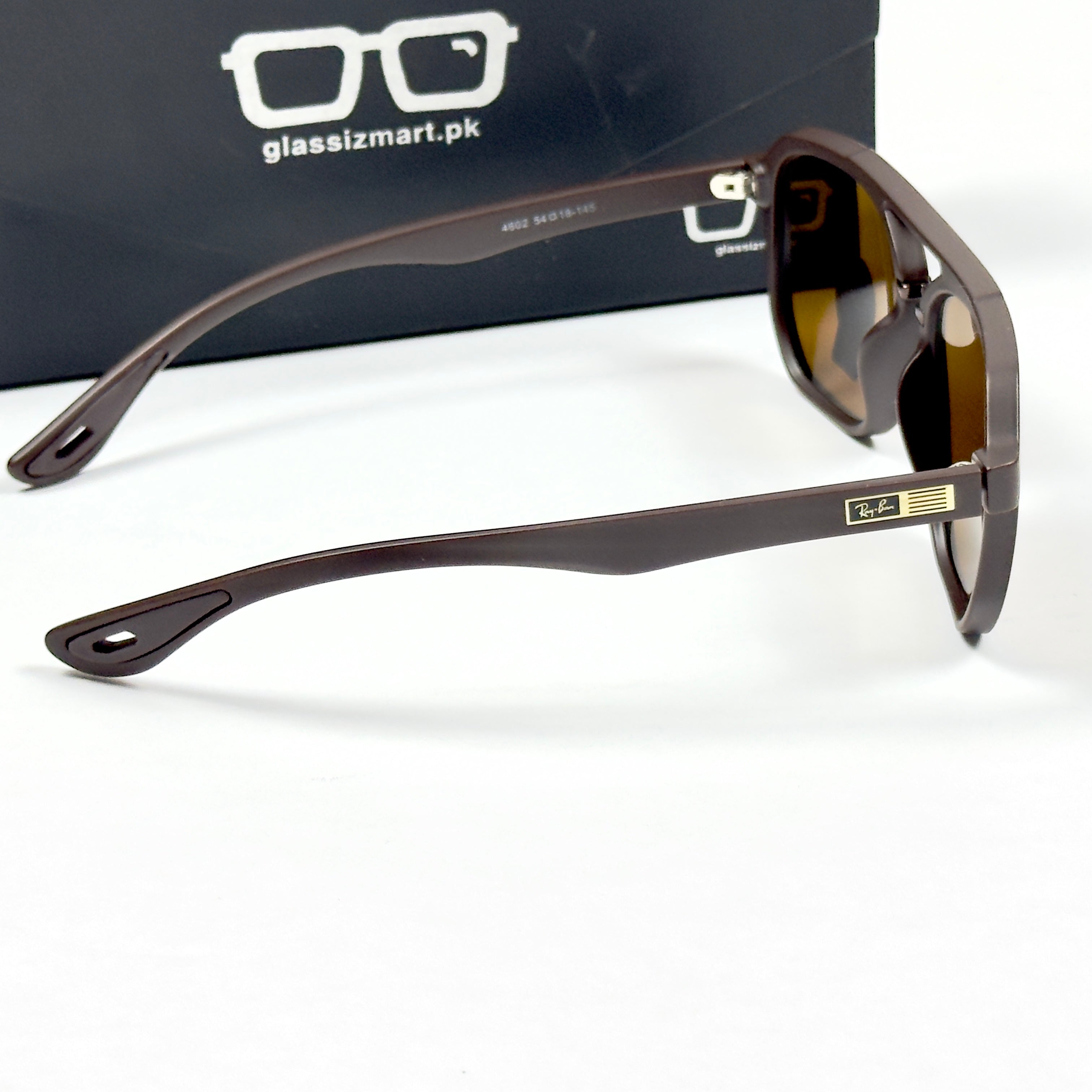 RayBan – 4602 – 54 – Brown –  Acetate- Sunglasses – Unisex (Glass Lens)