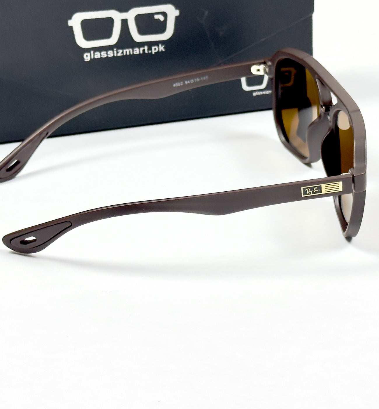 RayBan – 4602 – 54 – Brown –  Acetate- Sunglasses – Unisex (Glass Lens)