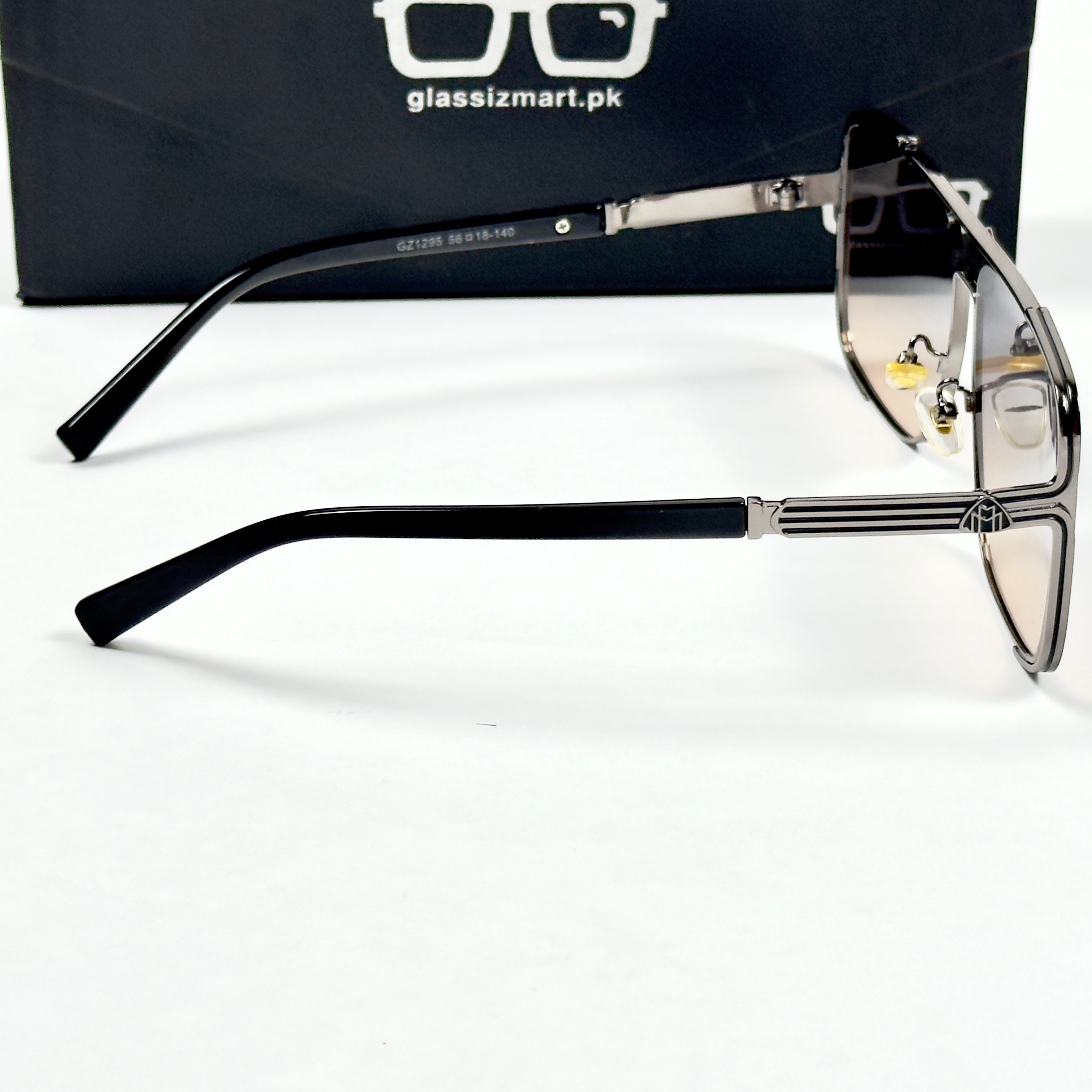 Maybach – 1295 – 56 – Grey Purple – Metal – Sunglasses – Unisex
