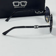Chanel – 95053 – 60 – Black – Metal – Sunglasses – Ladies
