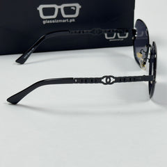 Chanel – 95053 – 60 – Black – Metal – Sunglasses – Ladies