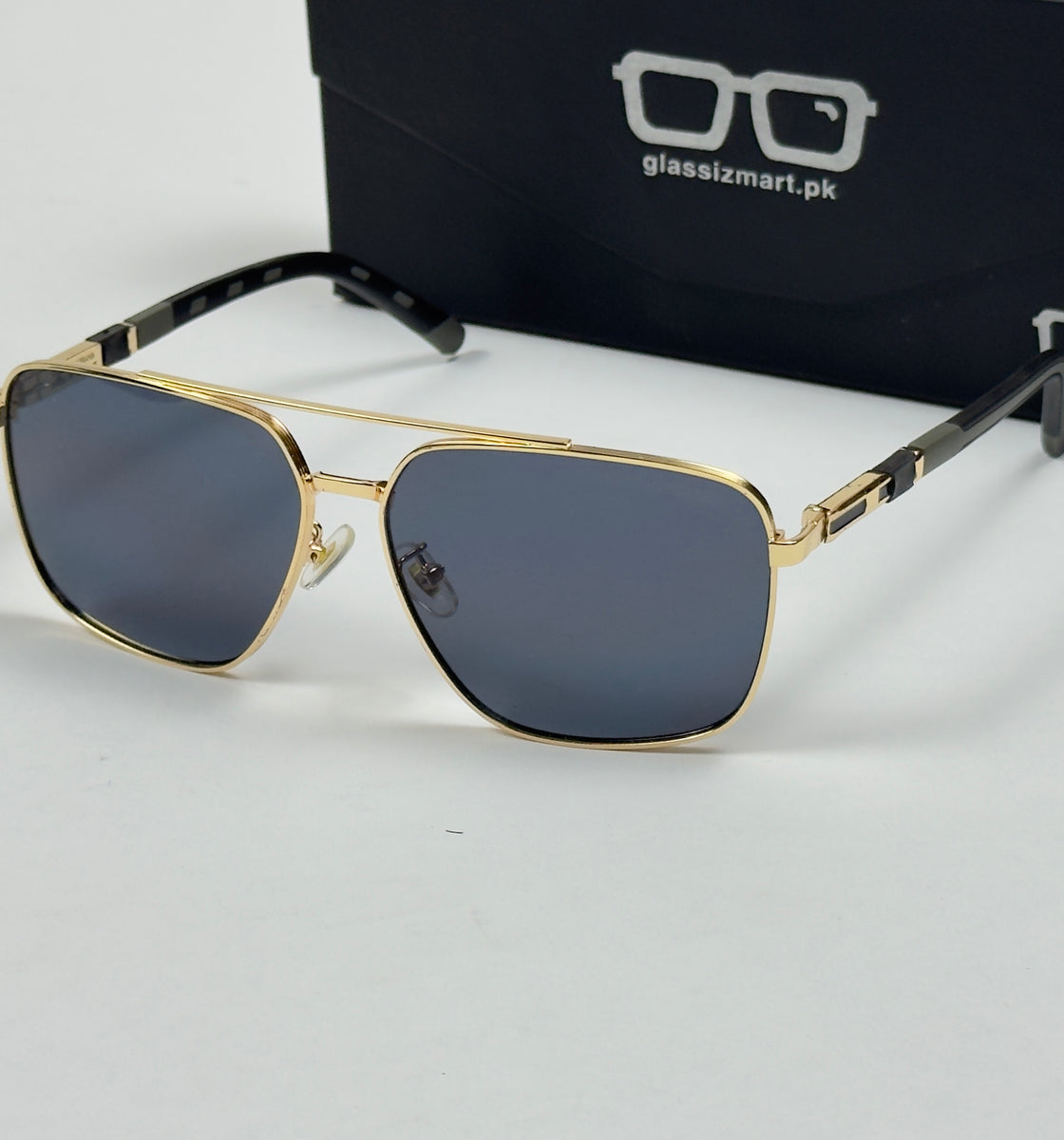 Dolce & Gabbana – 10488 – 57 – Golden Black – Metal – Sunglasses – Unisex