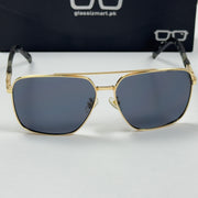 Dolce & Gabbana – 10488 – 57 – Golden Black – Metal – Sunglasses – Unisex