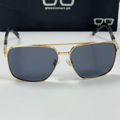 Dolce & Gabbana – 10488 – 57 – Golden Black – Metal – Sunglasses – Unisex