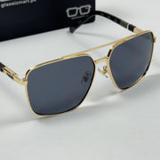 Dolce & Gabbana – 10488 – 57 – Golden Black – Metal – Sunglasses – Unisex